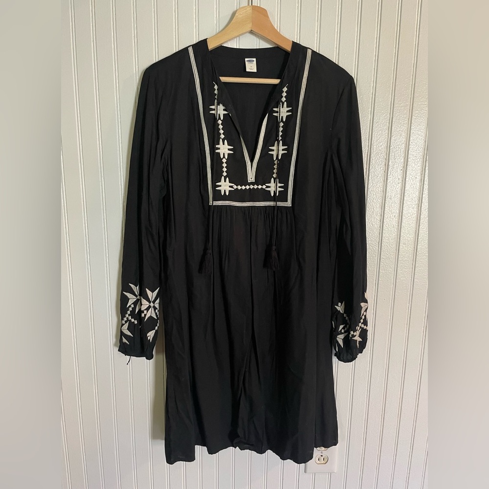Old Navy Black Tunic Dress